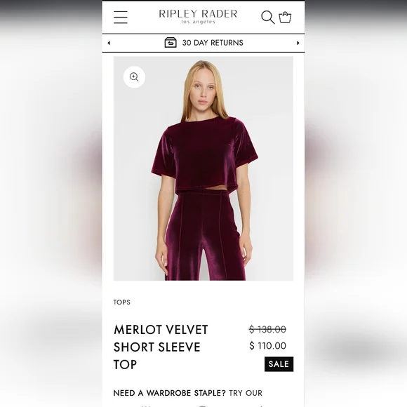 Ripley Rader Emerald Short Sleeve Top Size 1+ (L-XL) - Picture 8 of 8